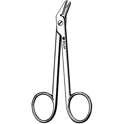 Gaskin Fragment Forceps, 11.0 Mm Angled Smooth Jaws, Very Delicate, 0.3 Mm Tips, 4" (10.0 Cm)